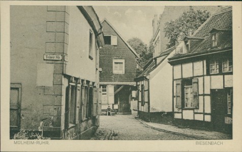 Alte Ansichtskarte Mülheim an der Ruhr, Biesenbach