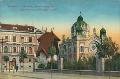 Alte Ansichtskarte Timișoara / Temesvár / Temeswar, Synagoge
