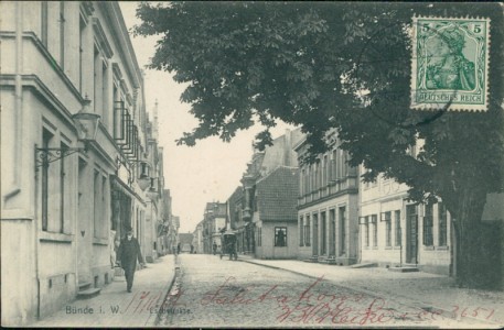 Alte Ansichtskarte Bünde i. W., Eschstrasse