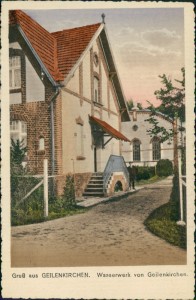 Alte Ansichtskarte Geilenkirchen, Wasserwerk