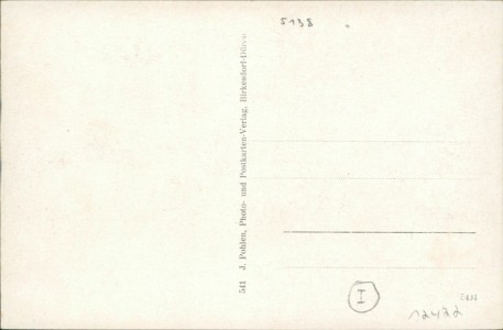 Adressseite der Ansichtskarte Haag (Morbach), Total, Handlung, Bes. Johann Jos. Mettler