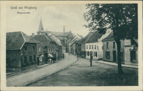 Alte Ansichtskarte Wegberg, Hauptstraße