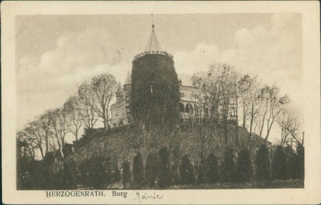 Alte Ansichtskarte Herzogenrath, Burg