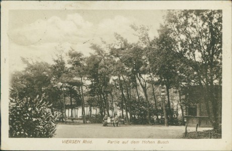 Alte Ansichtskarte Viersen, Partie auf dem Hohen Busch