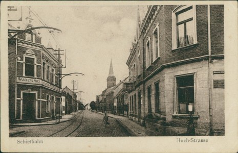 Alte Ansichtskarte Willich-Schiefbahn, Hoch-Strasse