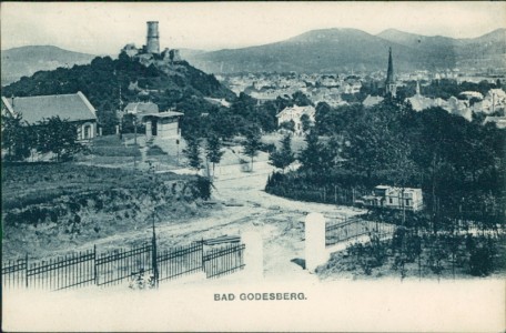 Alte Ansichtskarte Bad Godesberg, Panorama