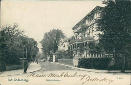 Alte Ansichtskarte Bad Godesberg, Kaiserstrasse