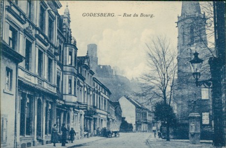 Alte Ansichtskarte Bad Godesberg, Rue du Bourg