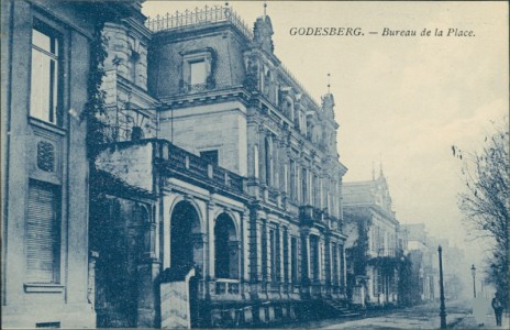 Alte Ansichtskarte Bad Godesberg, Bureau de la Place