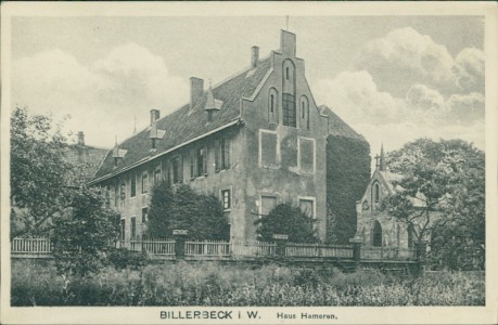 Alte Ansichtskarte Billerbeck, Haus Hameren