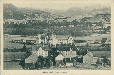 Alte Ansichtskarte Immenstadt i.Allgäu, Krankenhaus