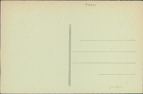 Adressseite der Ansichtskarte Duisburg-Wedau, Zu den Eichen