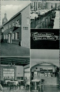 Alte Ansichtskarte Dormagen-Zons, Gasthof zum Stern