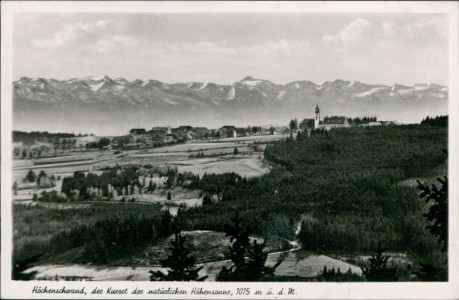 Alte Ansichtskarte Höchenschwand, Panorama