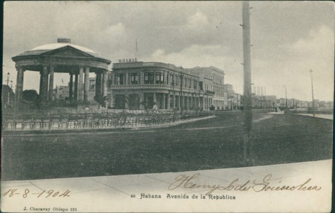 Alte Ansichtskarte Havanna / Habana, Avenida de la Republica