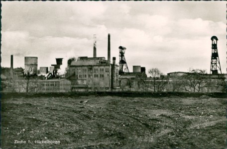 Alte Ansichtskarte Hückelhoven, Zeche 1
