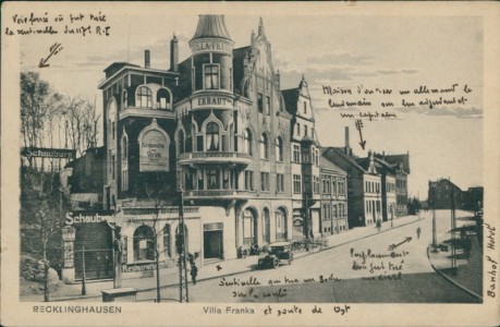 Alte Ansichtskarte Recklinghausen, Villa Franka